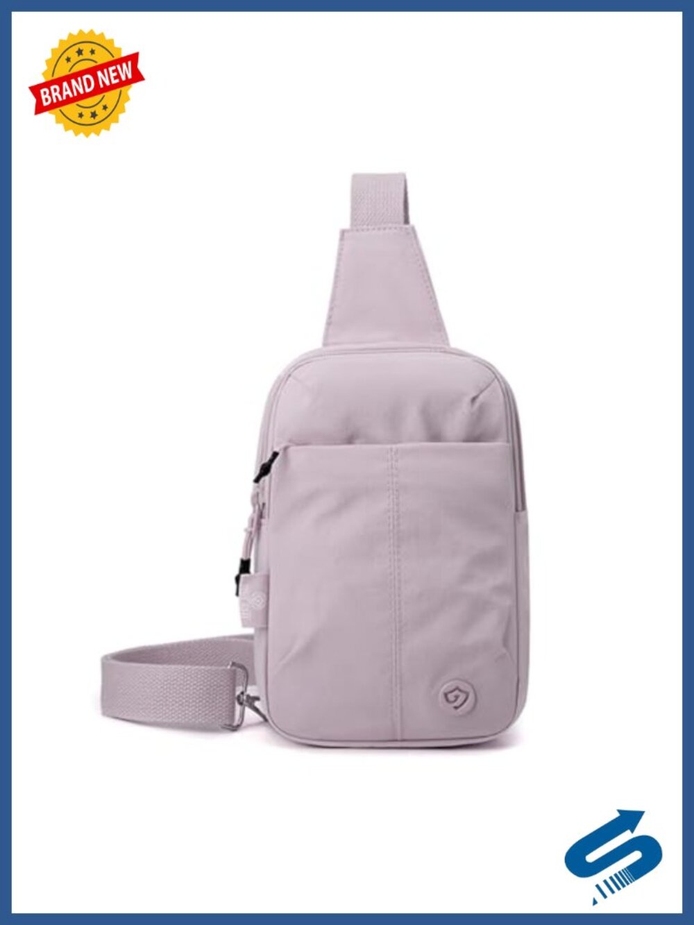 Nylon Crossbody Sling Bag Waterproof Lightweight Backpack